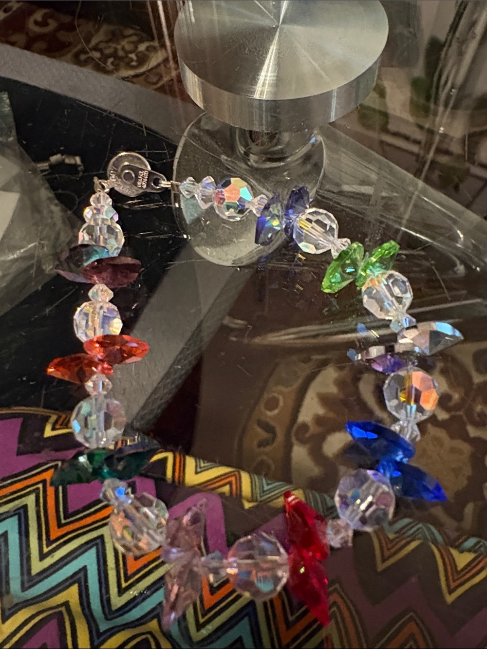 Multicolor Crystal Butterfly Bracelet - Women Jewelry New